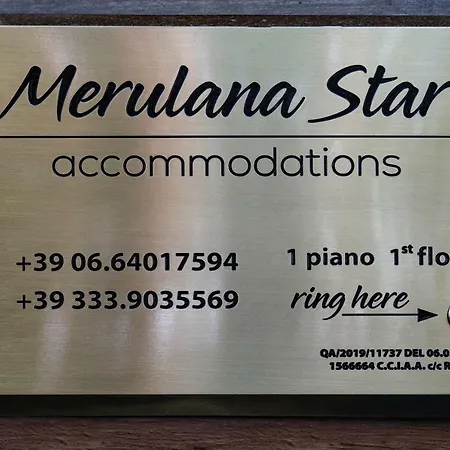 Gasthuis Merulana Star Rome